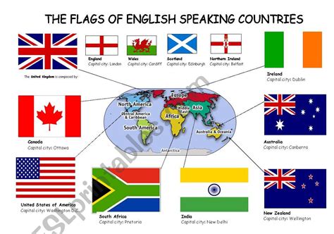 países donde se habla inglés
